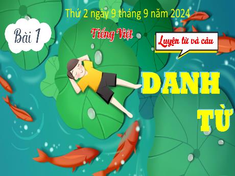 Bài giảng Tiếng Việt Lớp 4 - Bài 1: Danh từ (Tiết 2) - Năm học 2024-2025