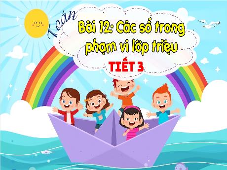 Bài giảng Toán Lớp 4 - Bài 12: Các số trong phạm vi lớp triệu (Tiết 3)