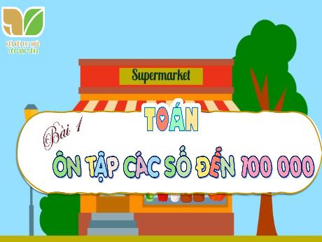 Bài giảng Toán Lớp 4 - Tuần 1, Bài 1: Ôn tập các số đến 100 000 (Tiết 1)