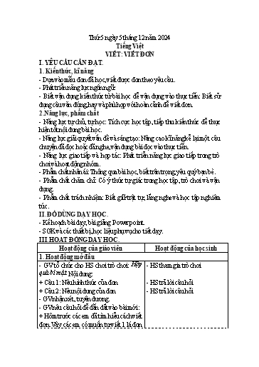 Kế hoạch bài dạy Lớp 4 - Tuần 13 (Thứ 5, 6) - Năm học 2024-2025 - Trần Thị Hồng Hạnh