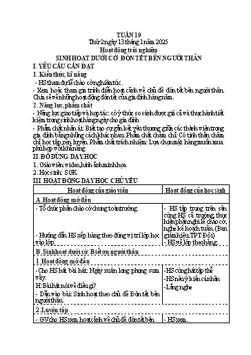 Kế hoạch bài dạy Lớp 4 - Tuần 19 (Thứ 2, 3) - Năm học 2024-2025 - Trần Thị Hồng Hạnh