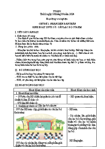 Kế hoạch bài dạy Lớp 4 - Tuần 2 (Thứ 2, 3, 4) - Năm học 2024-2025 - Trần Thị Hồng Hạnh