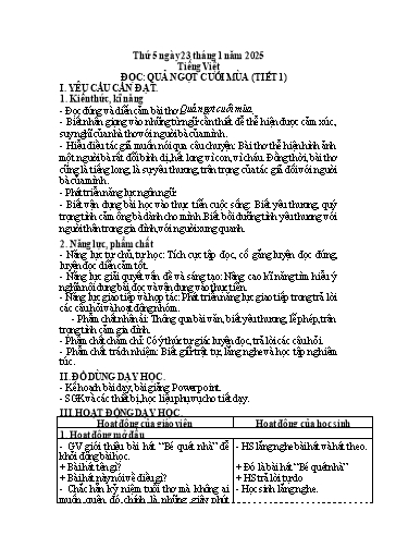 Kế hoạch bài dạy Lớp 4 - Tuần 20 (Thứ 5, 6) - Năm học 2024-2025 - Trần Thị Hồng Hạnh