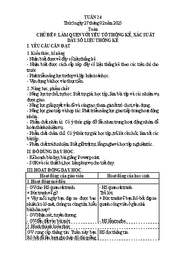 Kế hoạch bài dạy Lớp 4 - Tuần 24 (Thứ 5, 6) - Năm học 2024-2025 - Cao Thị Thủy