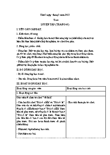 Kế hoạch bài dạy Lớp 4 - Tuần 25 (Thứ 5, 6) - Năm học 2024-2025 - Trần Thị Hồng Hạnh